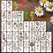 32 Pcs Wildflower Stencils for Painting on Wood, Reusable Flower Leaf